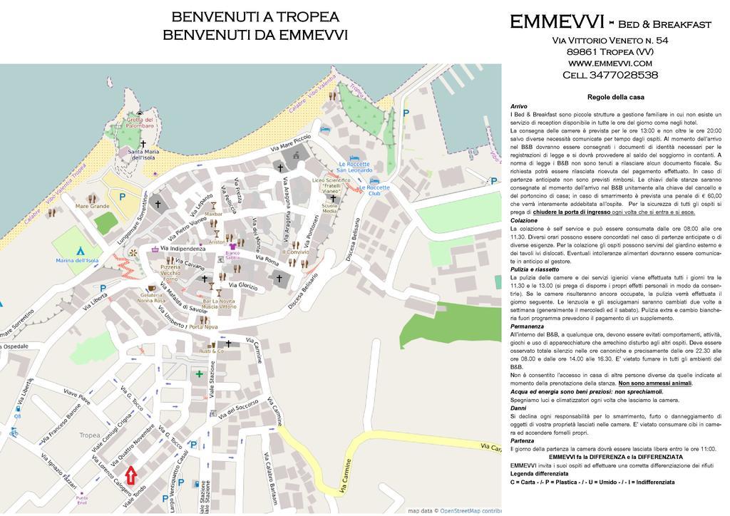 Emmevvi Bed and Breakfast Tropea Εξωτερικό φωτογραφία